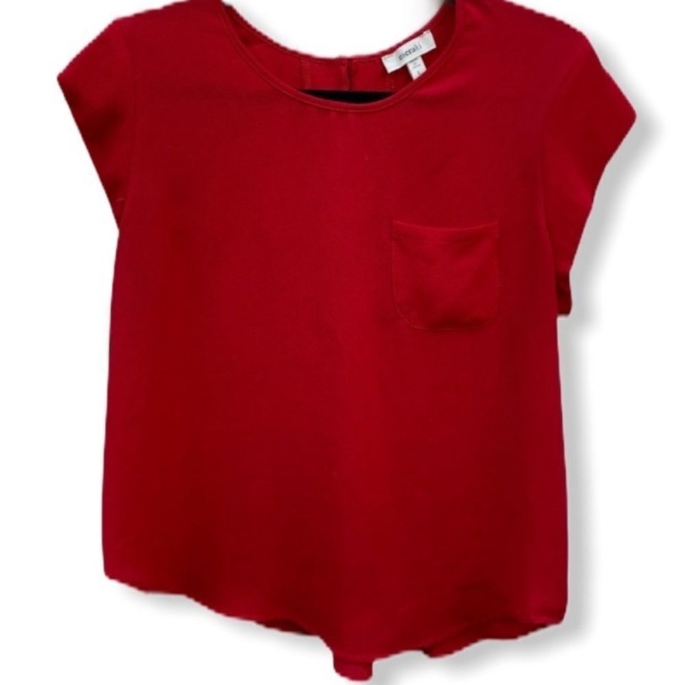 Meraki Red Blouse